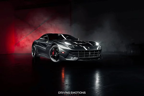 Фото дисков HRE S207 Черный сатин на Ferrari F12