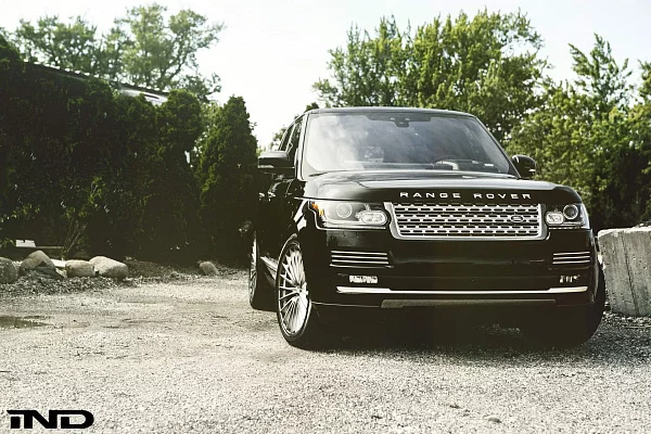 Фото дисков HRE S209H Сатиновый тонированный лак на Range Rover IV