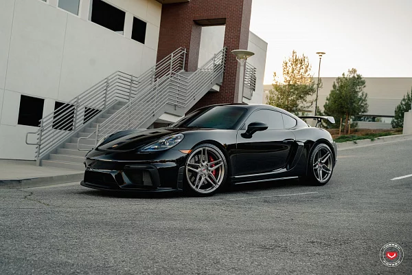 Фото дисков Vossen EVO-1 Глянцевый тонированный лак на Porsche Cayman III