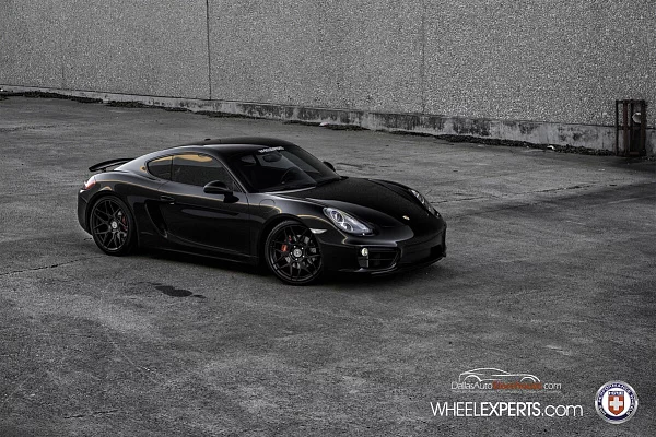 Фото дисков HRE FF01 Черный сатин на Porsche Cayman II