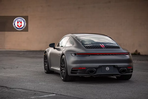 Фото дисков HRE RC100 Черный сатин на Porsche 911 VIII