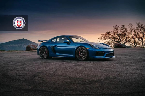 Фото дисков HRE RC103 Черный сатин на Porsche Cayman II
