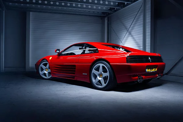 Фото дисков HRE 305M Серебро на Ferrari F355