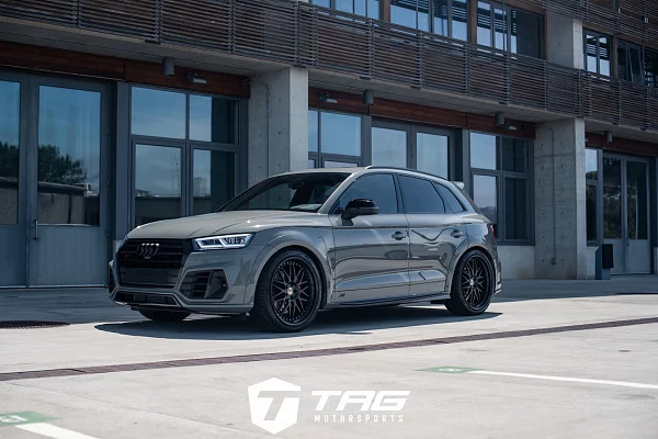 Фото дисков HRE 540 Черный сатин на Audi Q5 (FY)