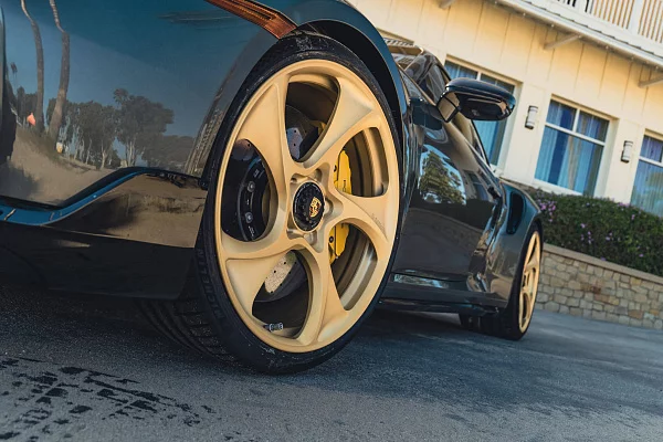 Фото дисков HRE 522M Сатиновое золото на Porsche 911 VIII