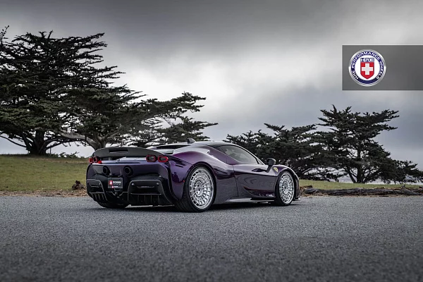 Фото дисков HRE 515 GTM Полированный лак на Ferrari SF90