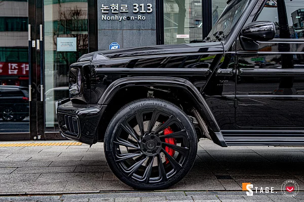 Фото дисков Vossen UV-3 Черный сатин на Mercedes-Benz G-Class III