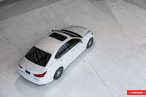 Фото дисков Vossen CV4 Алмазная проточка на Lexus GS IV