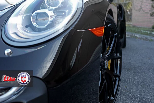 Фото дисков HRE P101 Черный глянец на Porsche 911 VII