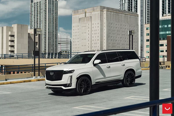 Фото дисков Vossen HF6-1 Черный сатин на Cadillac Escalade V