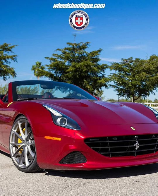 Фото дисков P204 Сатиновый тонированный лак на Ferrari California