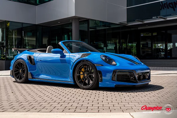 Фото дисков Vossen RS92 Черный глянец на Porsche 911 VIII