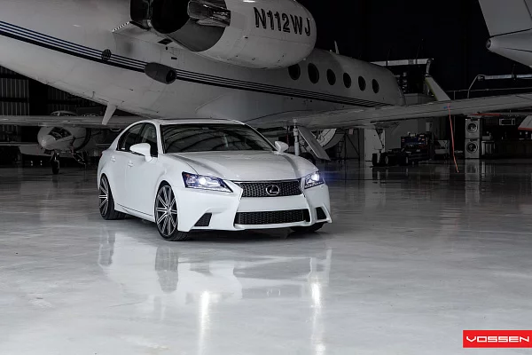 Фото дисков Vossen CV4 Алмазная проточка на Lexus GS IV