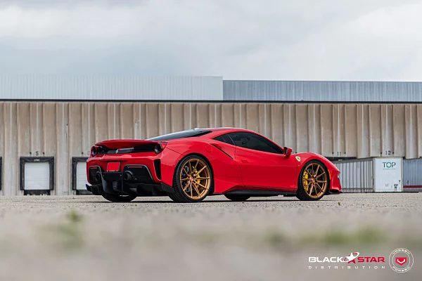 Фото дисков Vossen EVO-2R Глянцевая темная медь на Ferrari 488