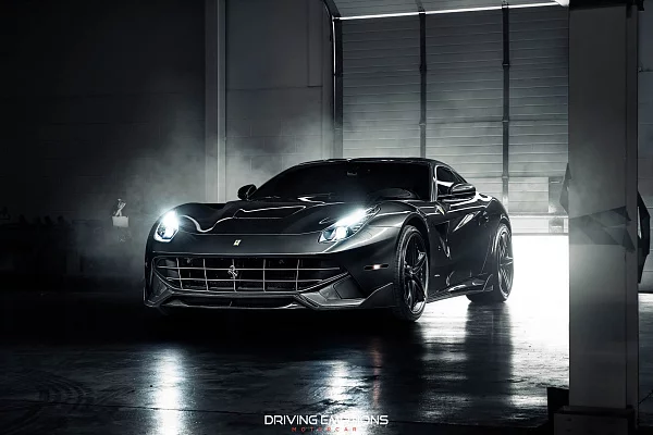 Фото дисков HRE S207 Черный сатин на Ferrari F12