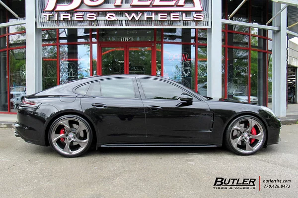 Фото дисков HRE 522M Полированный лак на Porsche Panamera III