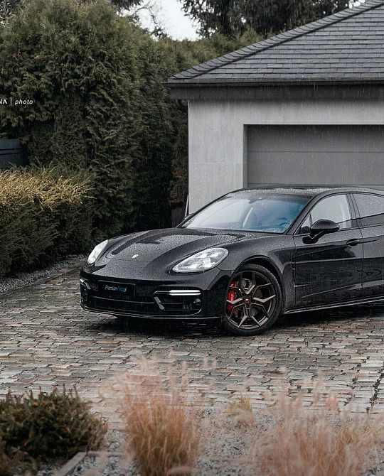 Фото дисков EVO-3 Сатиновая бронза на Porsche Panamera II
