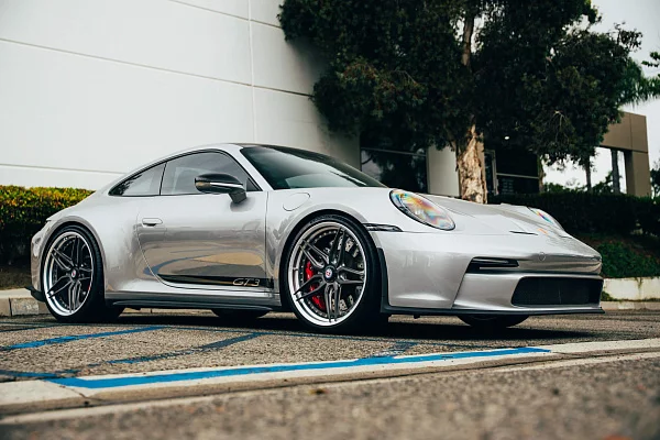 Фото дисков HRE S107SC Сатиновый темный лак на Porsche 911 VIII