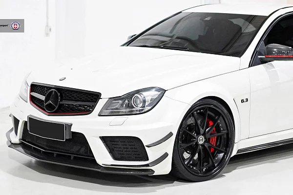 Фото дисков HRE S204 Черный сатин на Mercedes-Benz C-Class (W204)