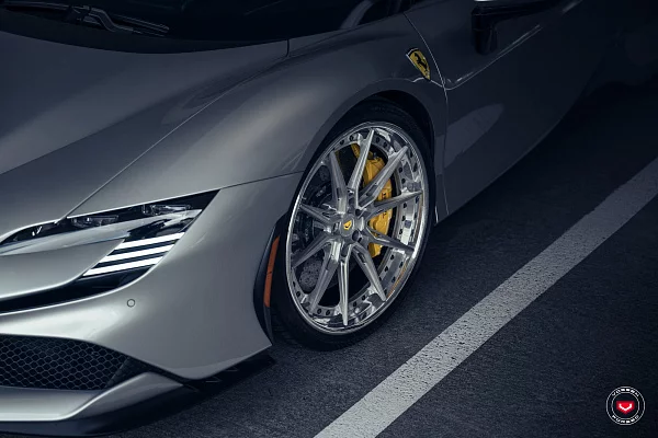 Фото дисков Vossen EVO-2R (3-Piece) Глянцевый лак на Ferrari SF90