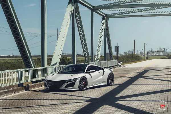 Фото дисков Vossen EVO-1R Глянцевый темный лак на Acura NSX II