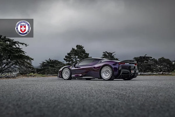 Фото дисков HRE 515 GTM Полированный лак на Ferrari SF90