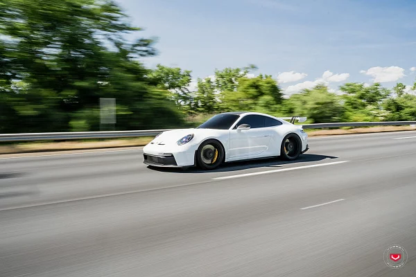 Фото дисков Vossen EVO-2 Черный сатин на Porsche 911 VIII