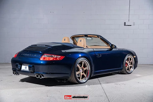 Фото дисков HRE C106 Сатиновая шампань на Porsche 911 VI