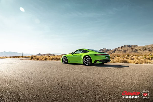 Фото дисков Vossen RS92 Полированный лак на Porsche 911 VIII
