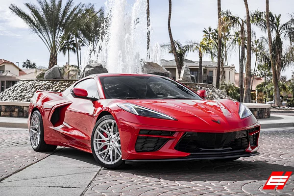 Фото дисков Vossen EVO-5 Глянцевый лак на Chevrolet Corvette C8