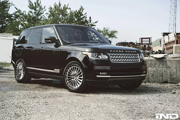 Фото дисков HRE S209H Сатиновый тонированный лак на Range Rover IV