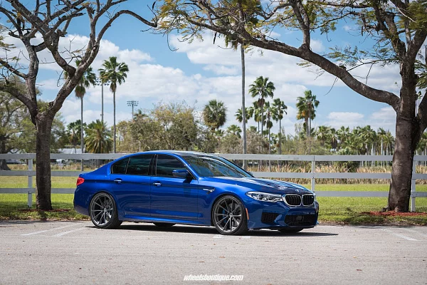 Фото дисков HRE P204 Сатиновый графит на BMW 5/M5 (G30/F90)