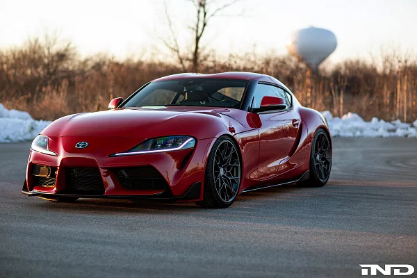 Фото дисков HRE FF10 Сатиновый графит на Toyota Supra A90