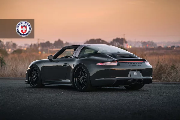 Фото дисков HRE 540C Черный сатин на Porsche 911 VII