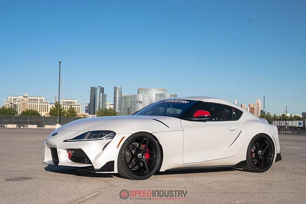 Фото дисков HRE FF11 Черный сатин на Toyota Supra A90