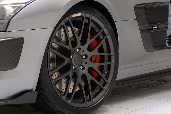 Фото дисков BRABUS Monoblock F (Platinum Edition) Матовый графит на Mercedes-Benz SLS AMG