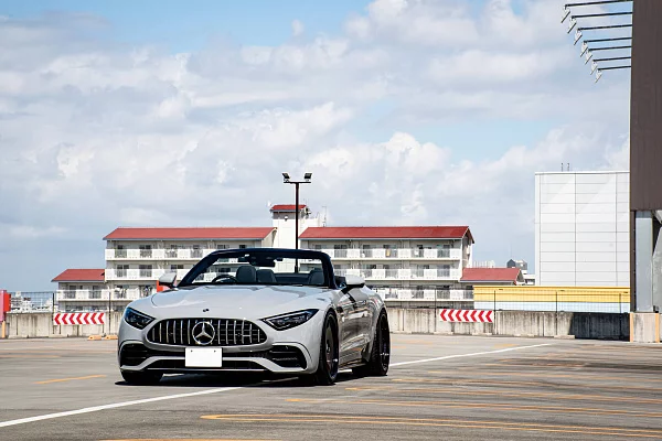 Фото дисков HRE 544C Черный сатин на Mercedes-Benz SL (R232)