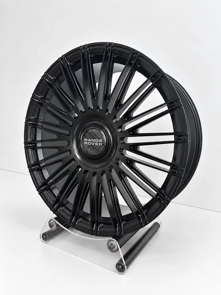 23" кованые диски в черном сатине