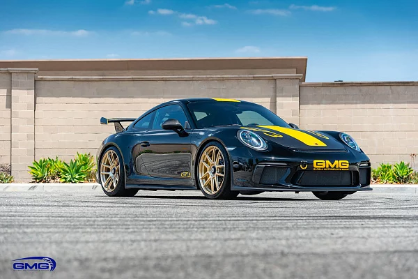 Фото дисков HRE RC104 Сатиновое золото на Porsche 911 VII