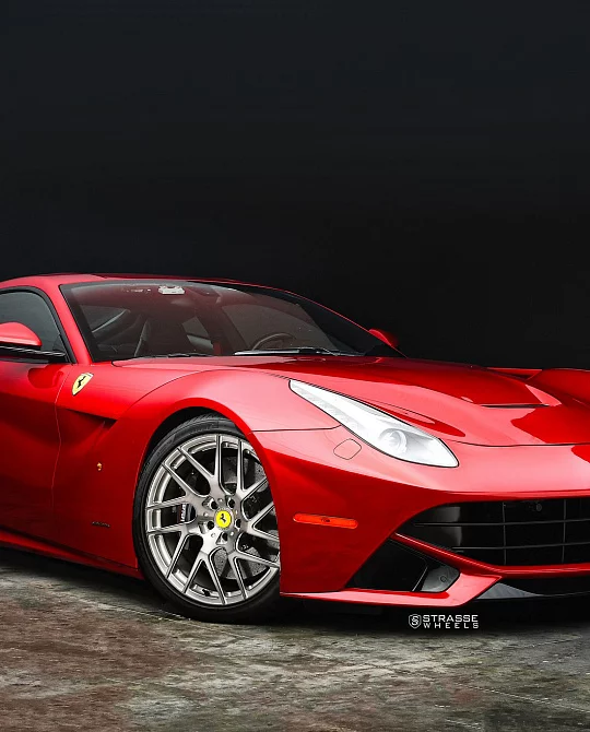 Фото дисков SM7T Deep Concave Monoblock Сатиновый тонированный лак на Ferrari F12