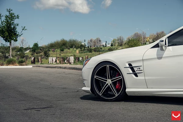 Фото дисков Vossen CV5 Алмазная проточка на Mercedes-Benz SL (R231)