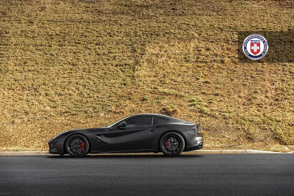 Фото дисков HRE S204 Черный сатин на Ferrari F12