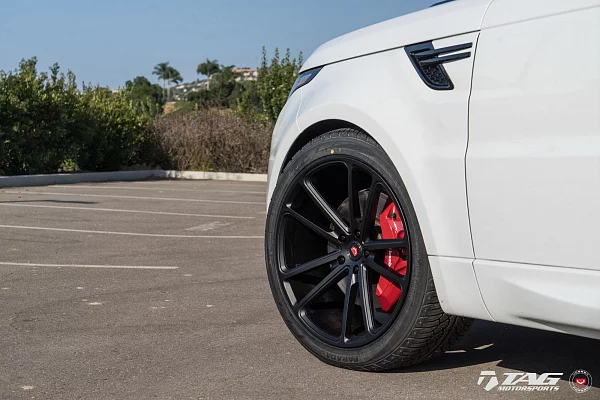 Фото дисков Vossen CG-203 Черный сатин на Range Rover Sport II
