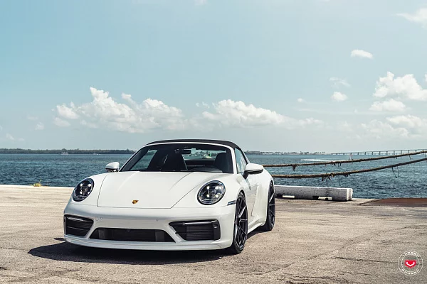 Фото дисков Vossen EVO-2 Черный сатин на Porsche 911 VIII
