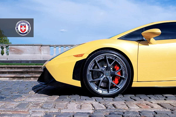 Фото дисков HRE S101 Сатиновый графит на Lamborghini Gallardo