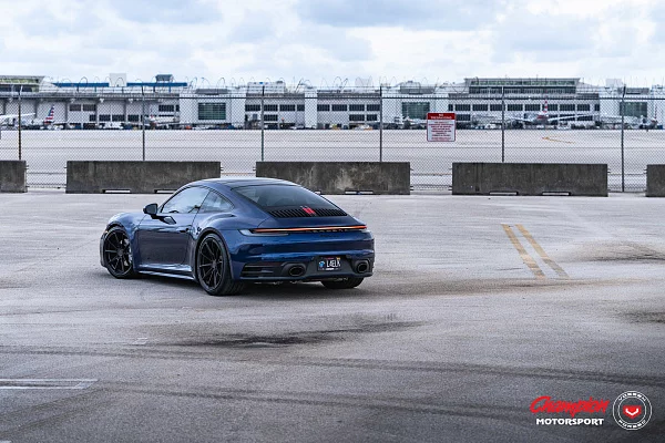 Фото дисков Vossen RS92 Черный сатин на Porsche 911 VIII