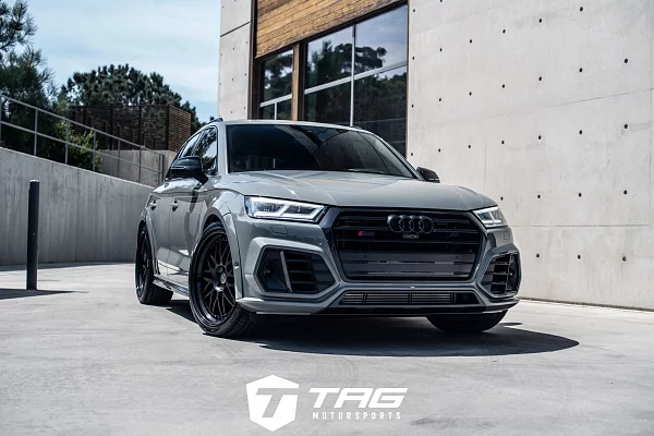 Фото дисков HRE 540 Черный сатин на Audi Q5 (FY)