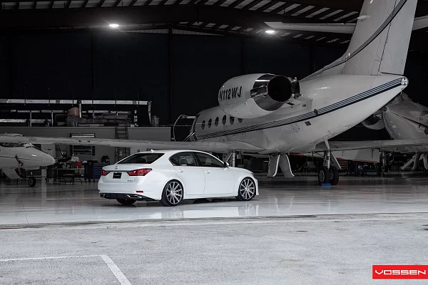 Фото дисков Vossen CV4 Алмазная проточка на Lexus GS IV