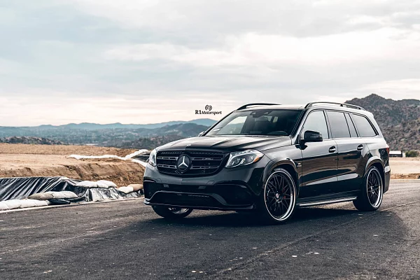 Фото дисков HRE 540C Черный сатин на Mercedes-Benz GLS (X166)