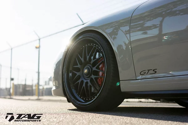 Фото дисков HRE 540C Черный сатин на Porsche 911 VII